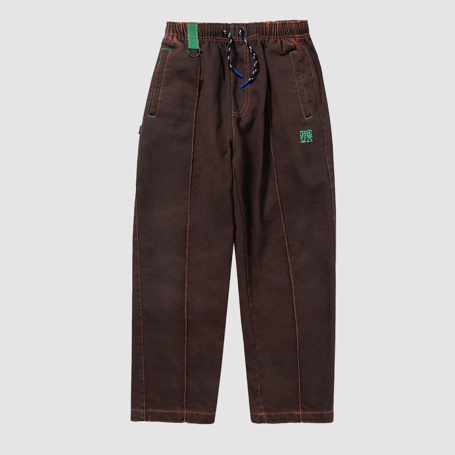 Midtown Pleated Easy Pants Brown