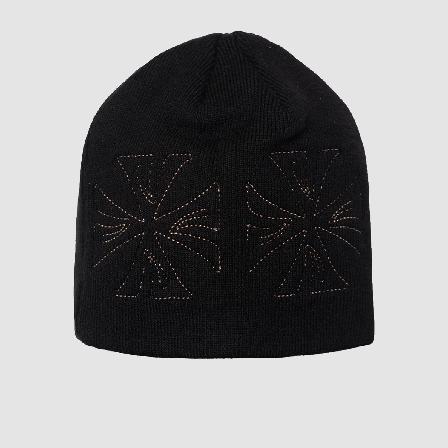 Cross Beanie Black