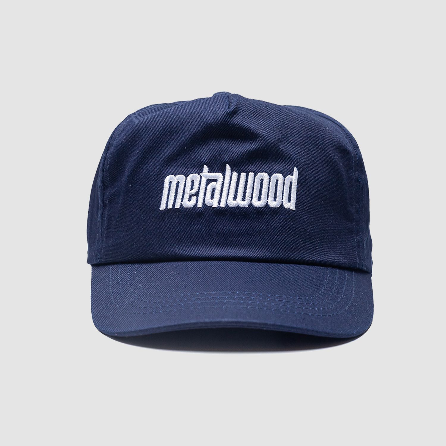 Metal Logo 5-Panel Hat Navy