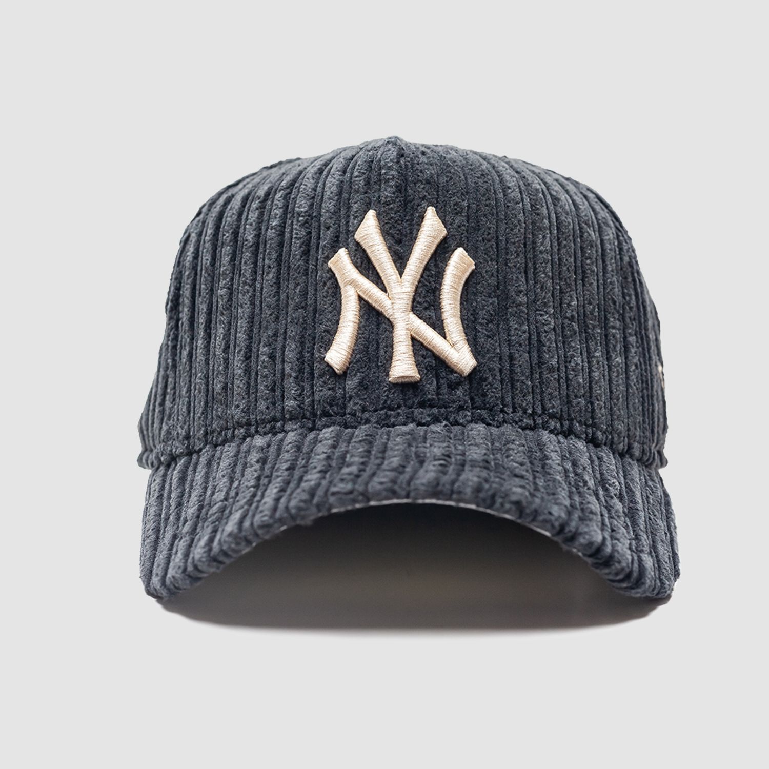 New York Yankees Corduroy Fitted Hat Dark Grey
