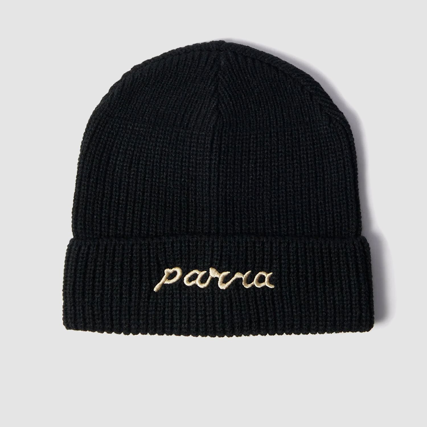 Lowercase Script Logo Beanie Black