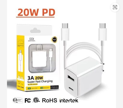 3A 20 W Super Fast Charging