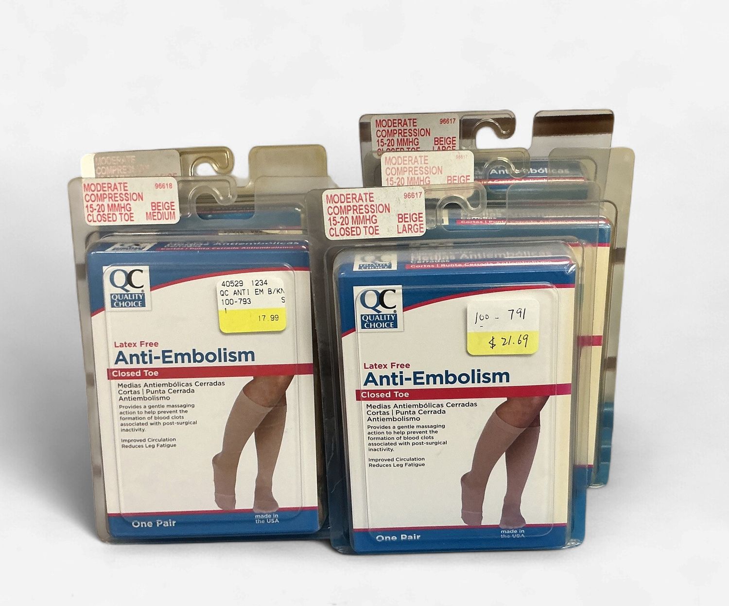 Latex Free Anti-Embolism Moderate Compression - 无乳胶抗栓塞中度压缩
