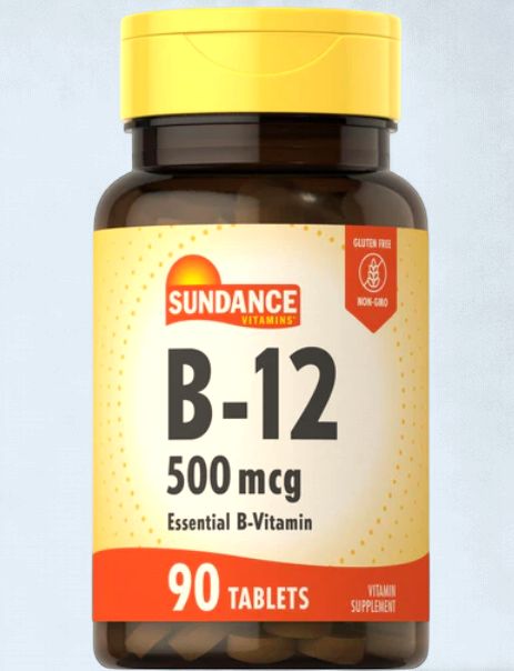 Vitamin B-12 500mcg 90 tablets
