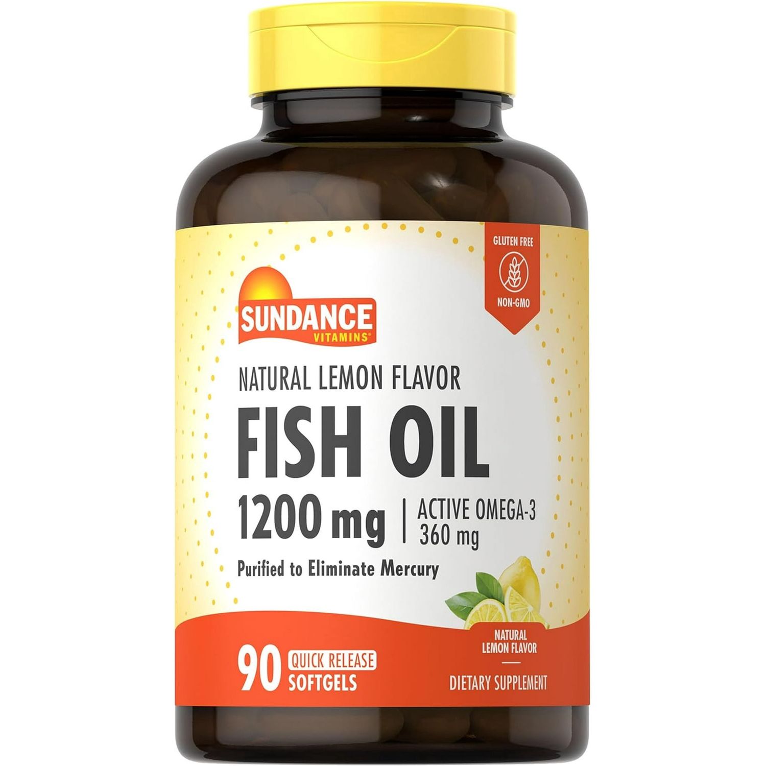 Fish Oil 1200 mg/ 360mg Omega (lemon flavor)
