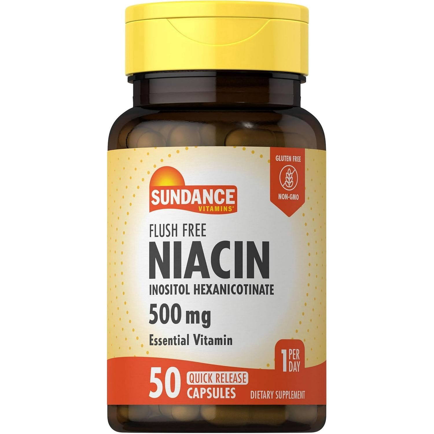 Niacin Inositol Hexanicotinate 500mg 50 Capsules