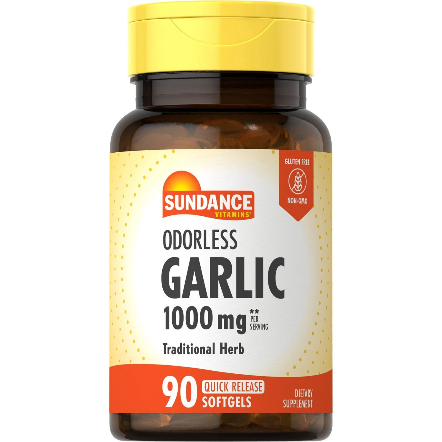 Odorless Garlic 1000mg 90 Soft Gels