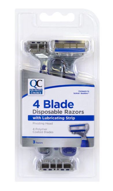 4 Blade Disposable Razor