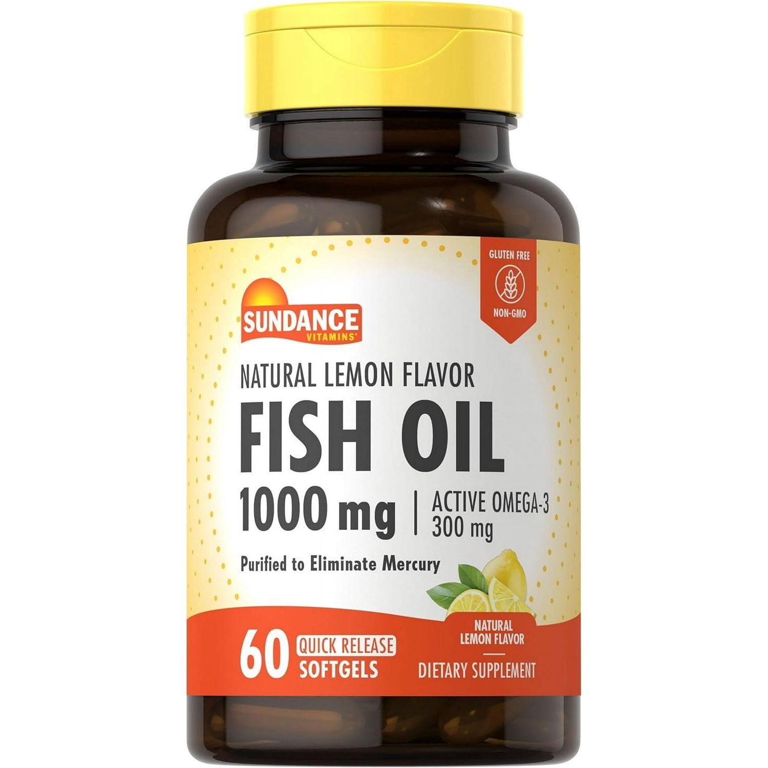 Fish Oil 1000mg/300mg Omega(lemon flavor)