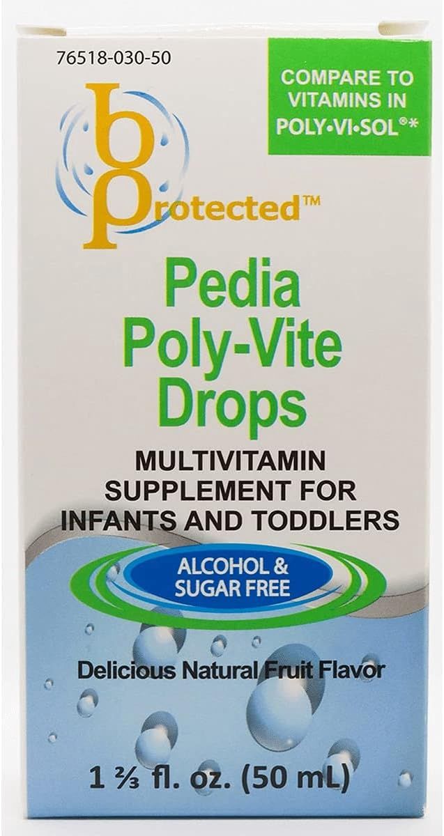Pediatric Poly-vite Drops Infants and Toddlers