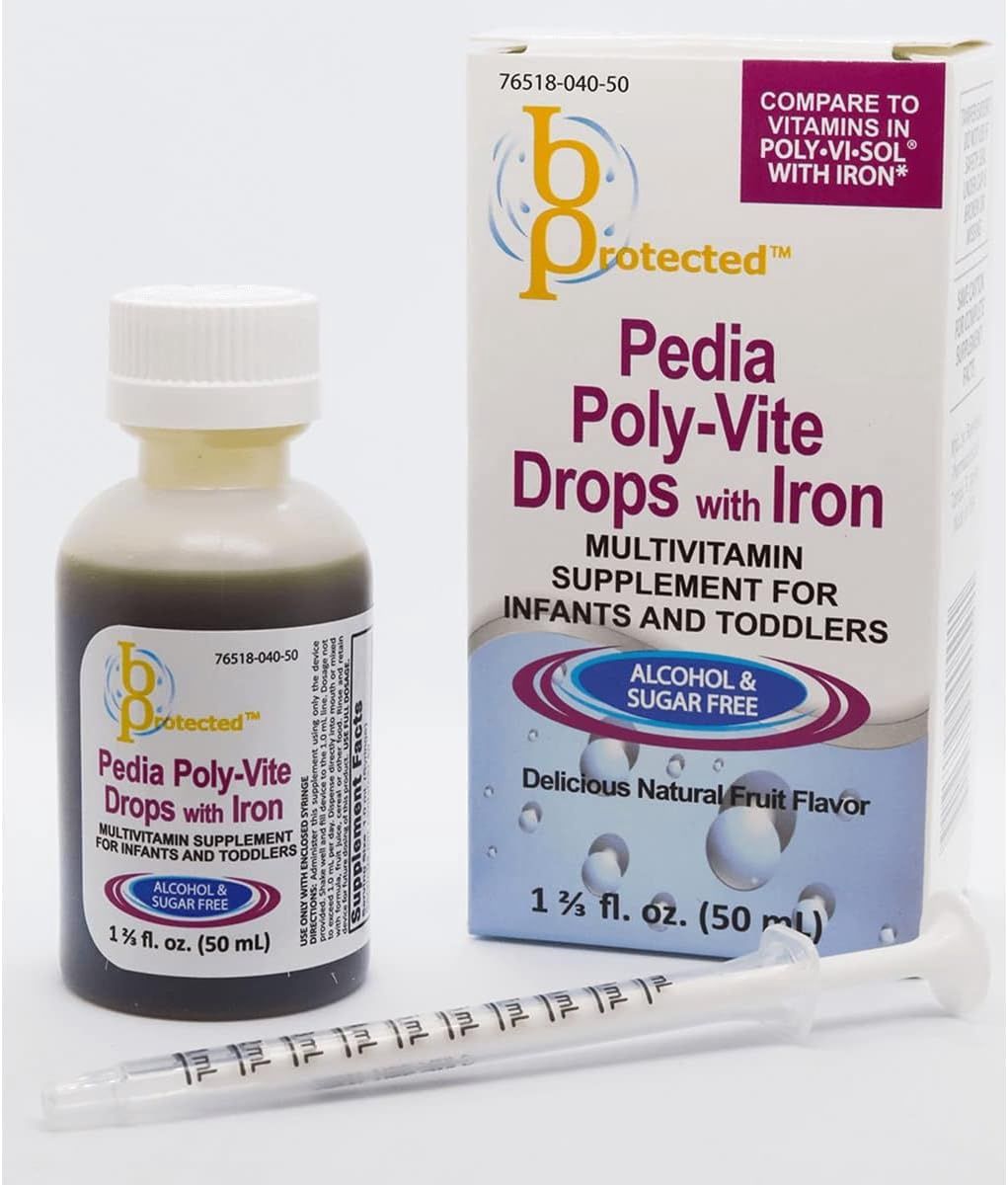 Pedia Poly-vite Drops with Iron