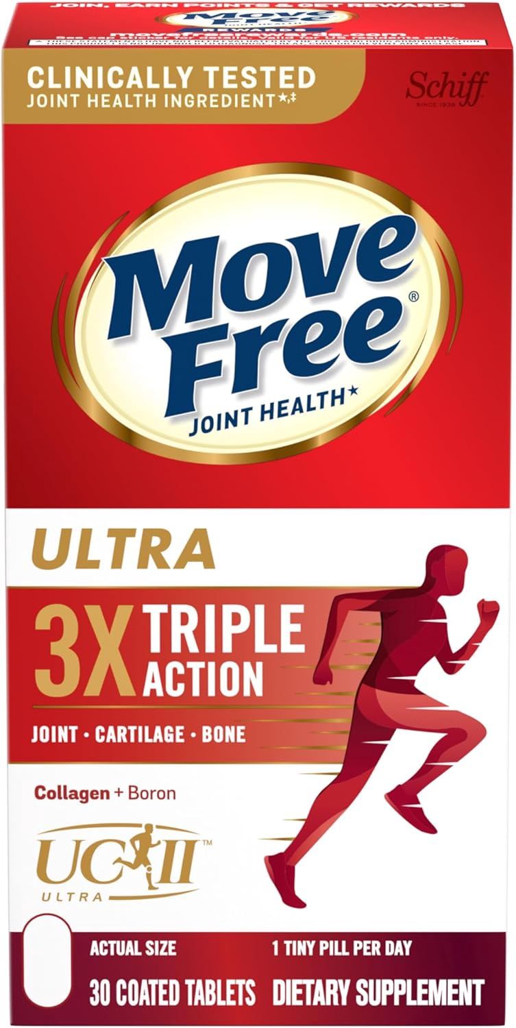 Move Free-Joint Health Supplement, Flavor: Ultra Triple Action (30 Tablets)