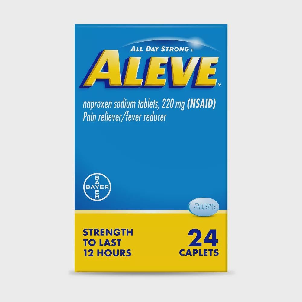 Naproxen Sodium Tablets 220mg, Count: 24ct