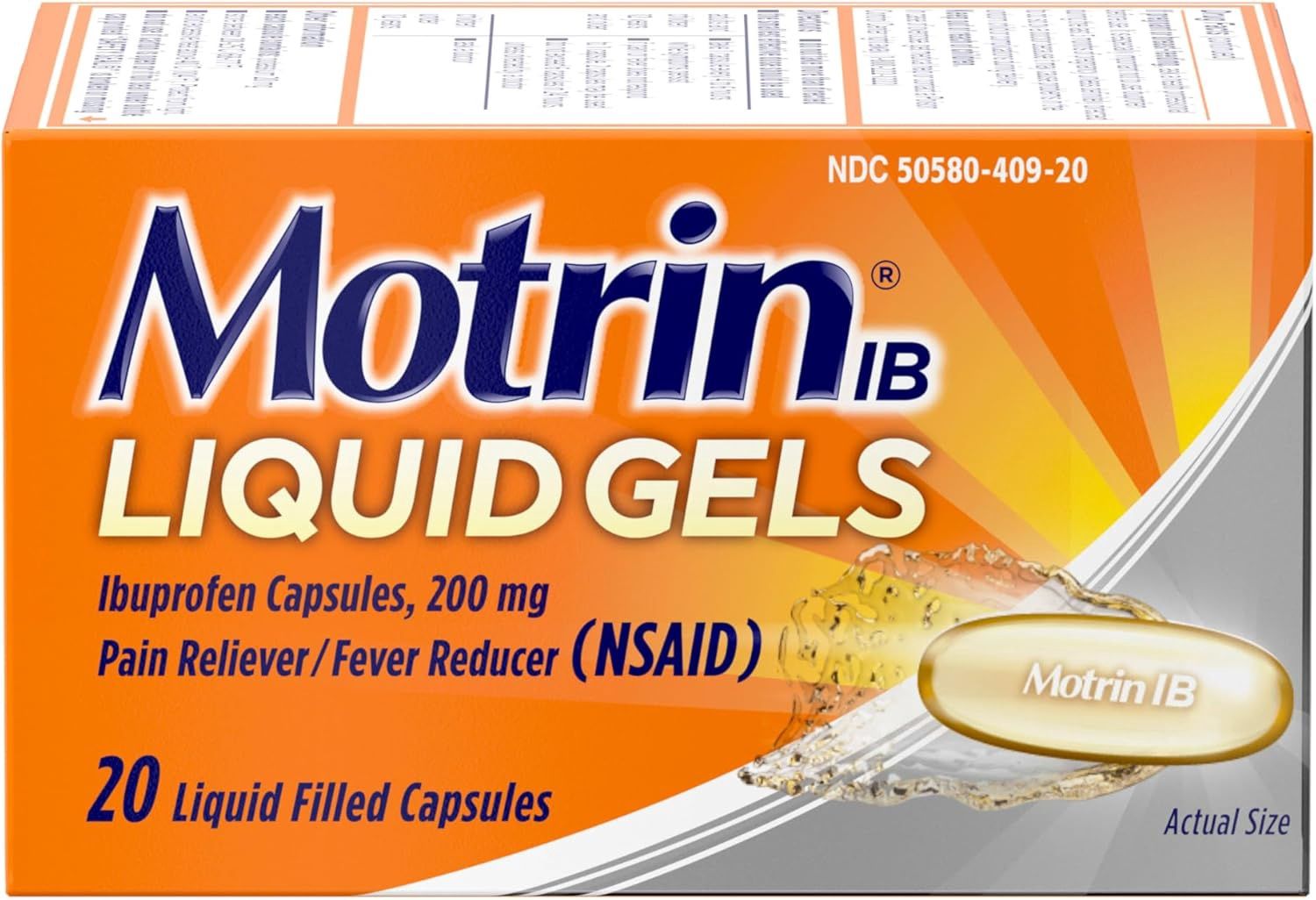 Motrin Liquid Gels