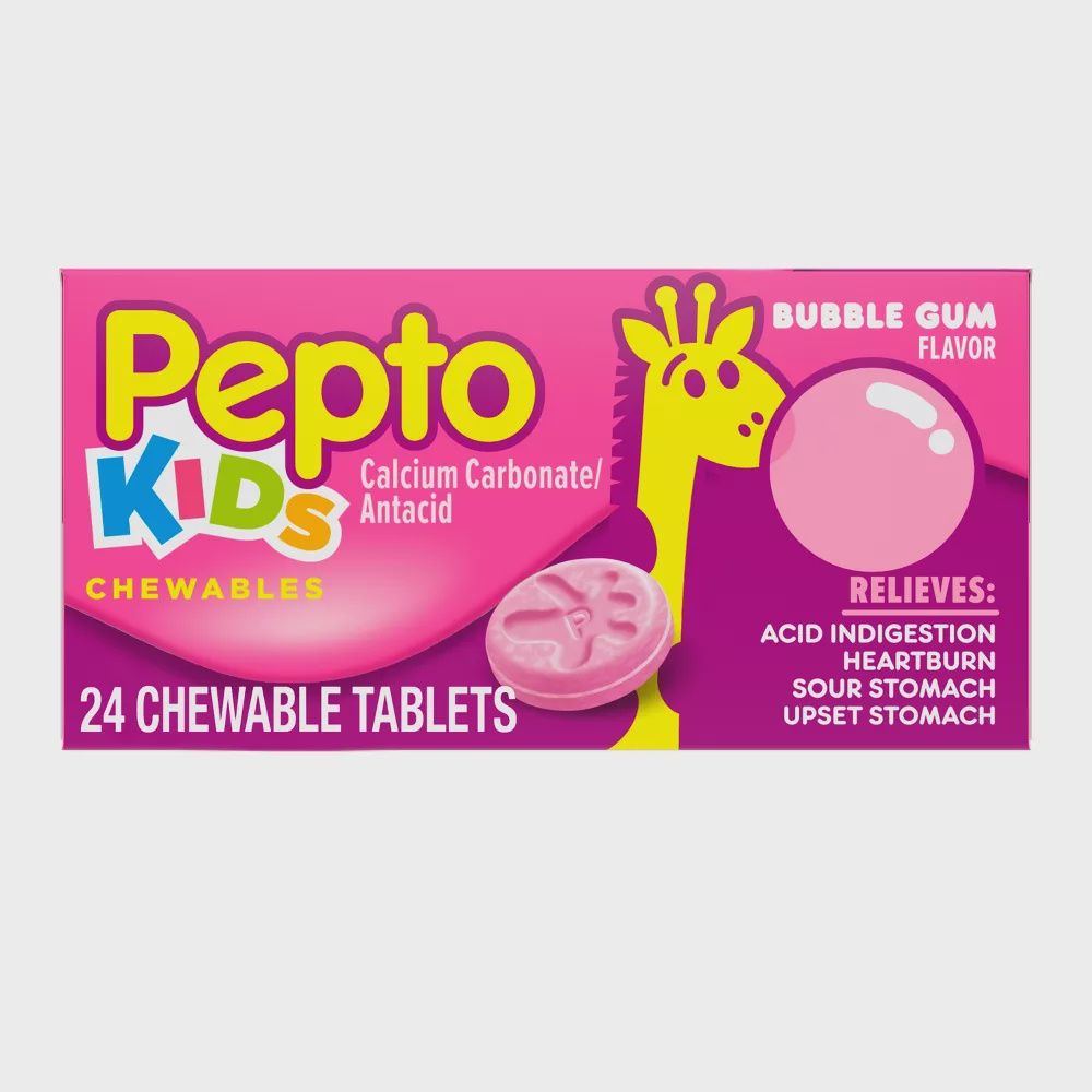 Pepto Bismol - 必理通胃药, Size: Kids 24ct Chewable