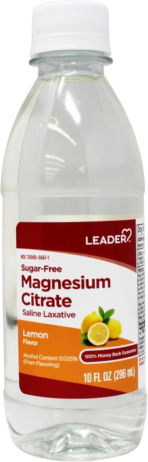 Sugar Free Magnesium Citrate Laxative Lemon Flavor