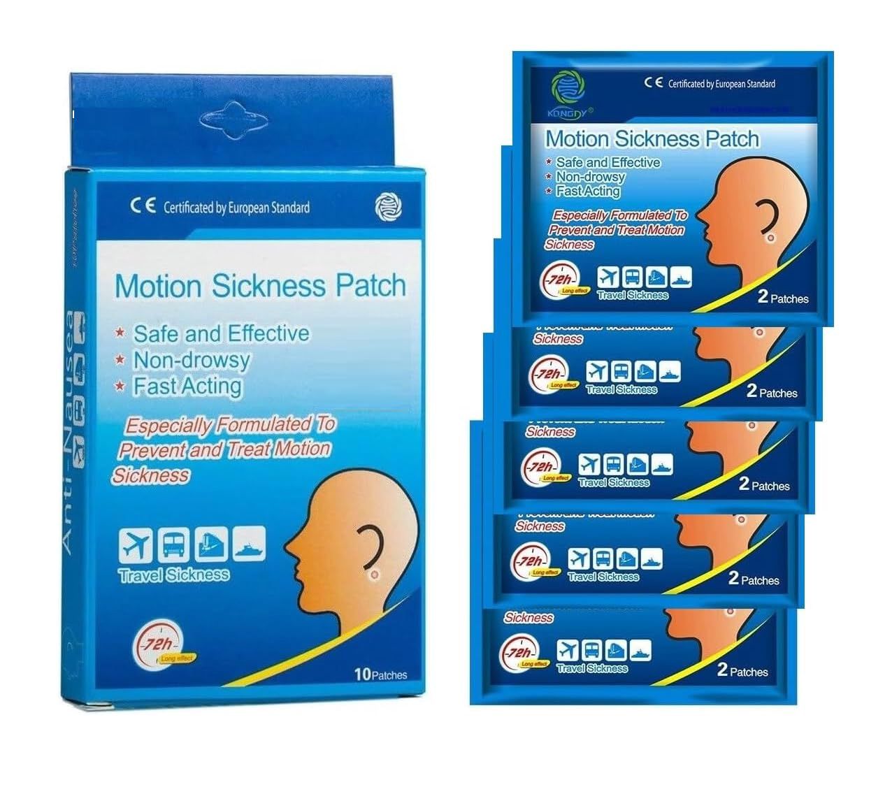 Motion Sickness Patch 10ct