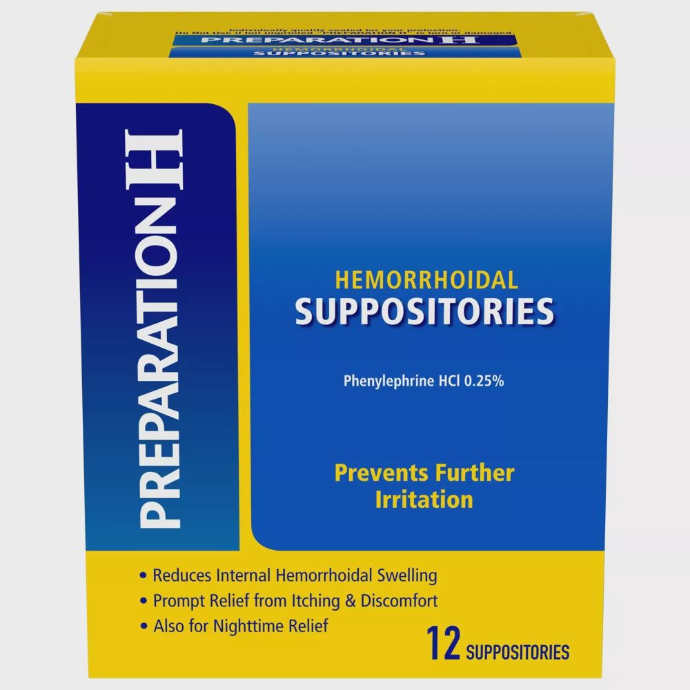 Hemorrhoidal Suppositories