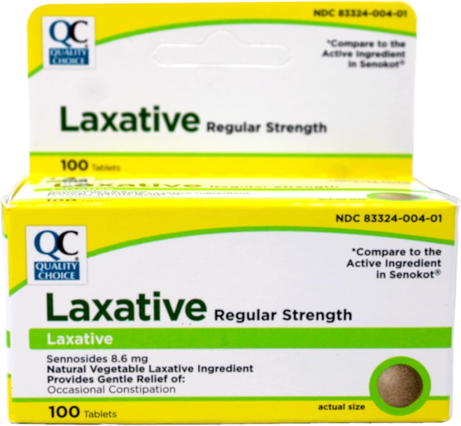 Laxative, Size: 8.6mg 100ct