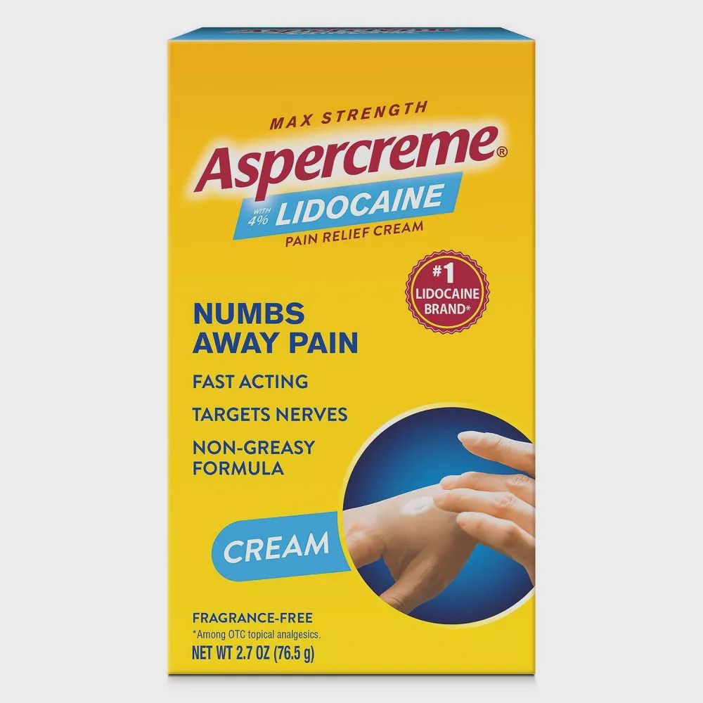 Aspercreme Lidocaine