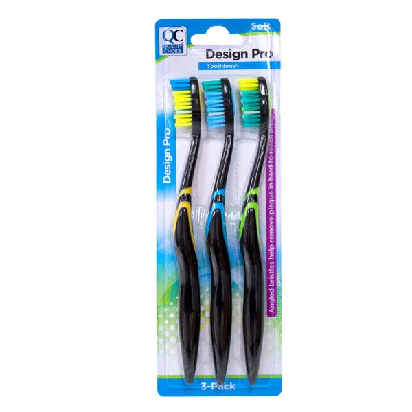 Designer Pro Toothbrush 3pcs