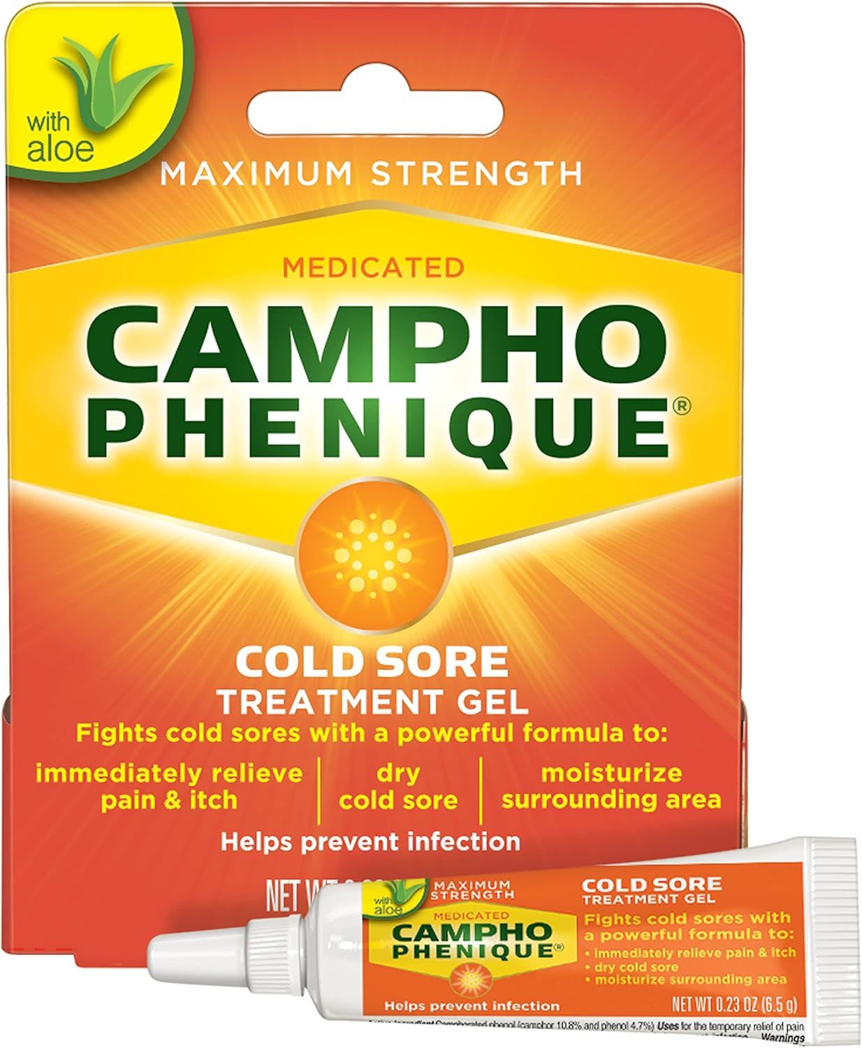 Campho Phenique Cold Sore Treatment Gel