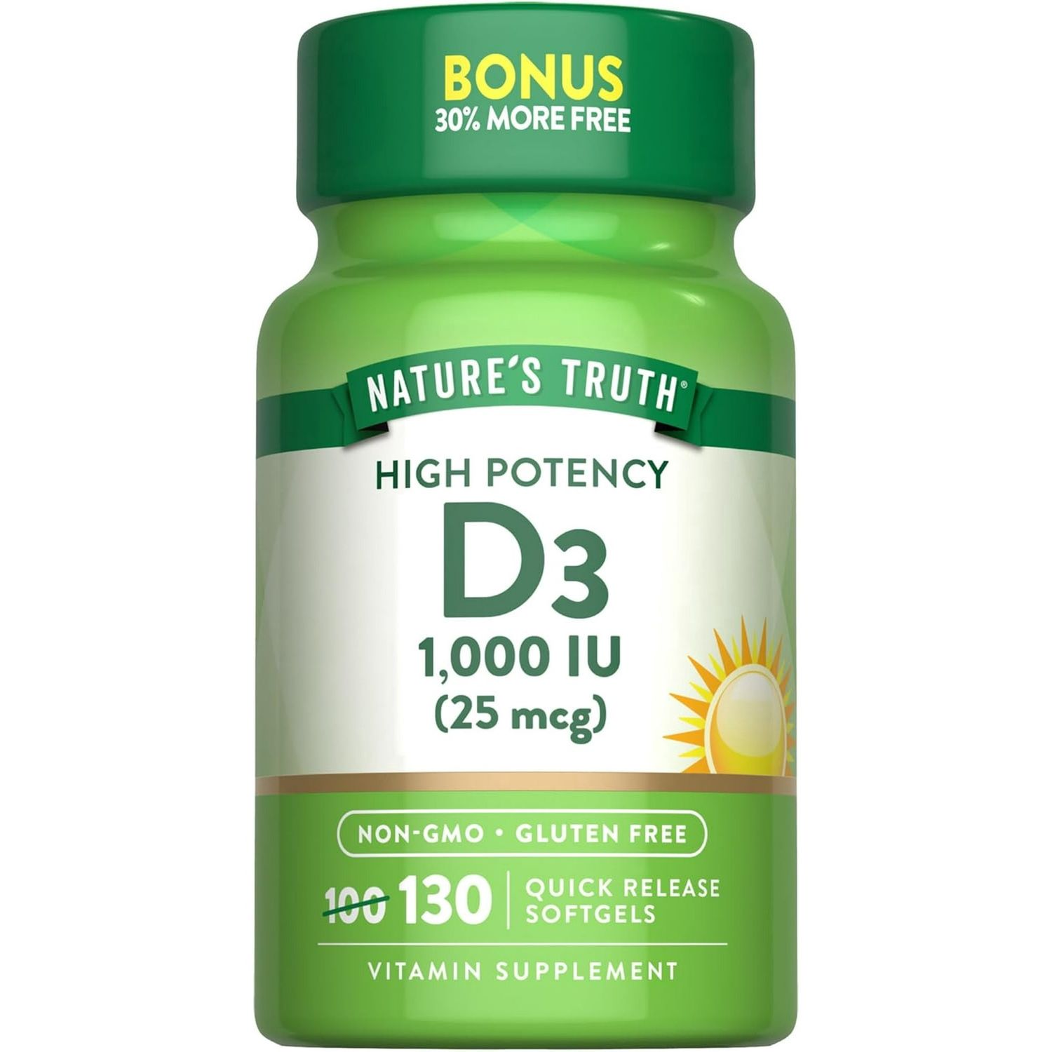 High Potency D3, Size: 1000IU 25mcg
