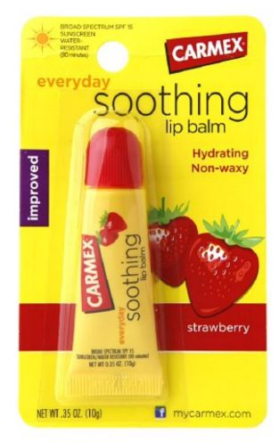 Carmex Moisturizing Lip Balm, Flavor: Strawberry