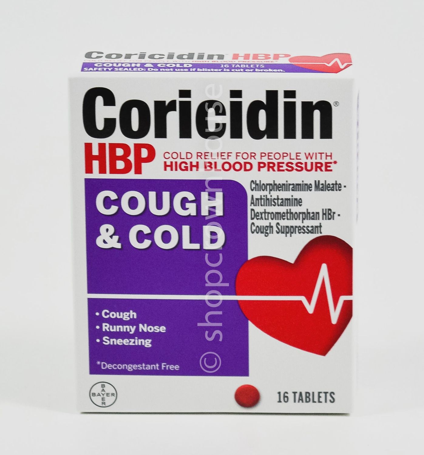 Coricidin HBP Cough &amp; Cold 16ct