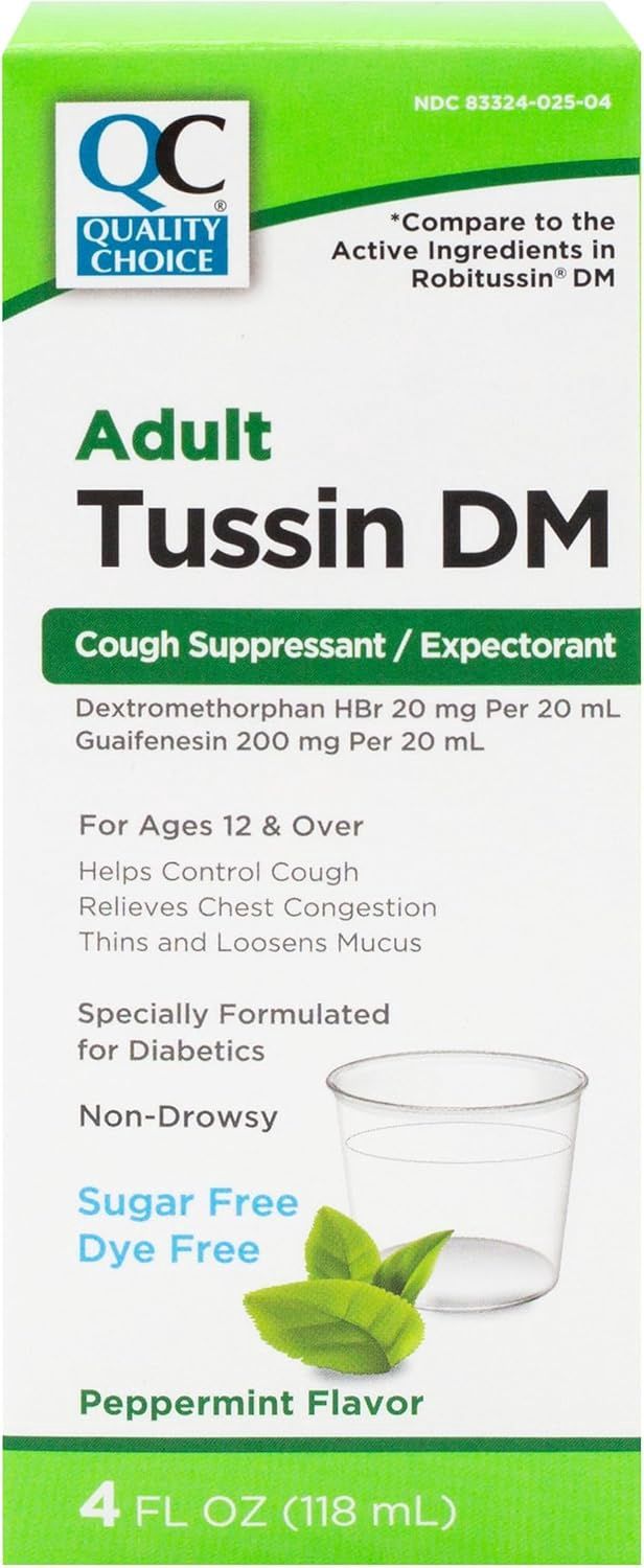 Adult Tussin DM, Flavor: Peppermint