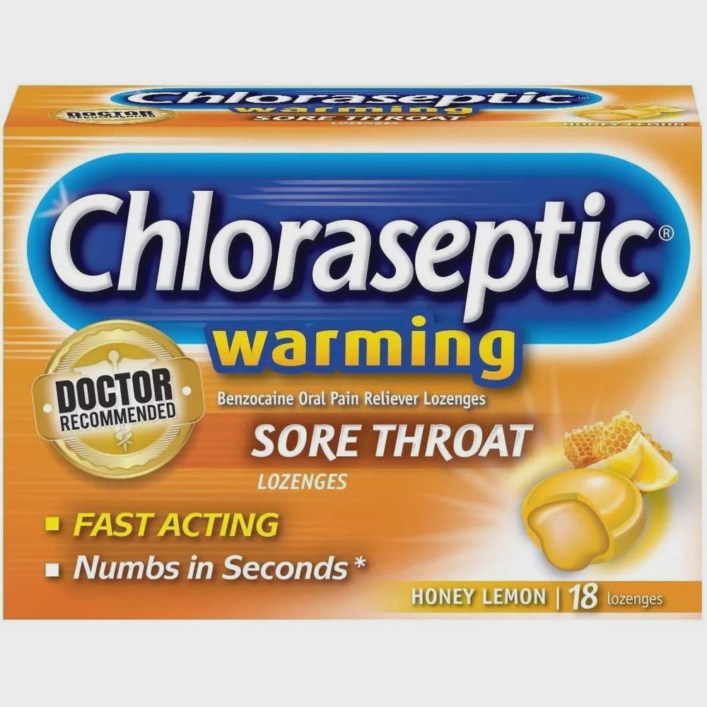 Chloraseptic Sore Throat Fast Acting, Flavor: Honey Lemon