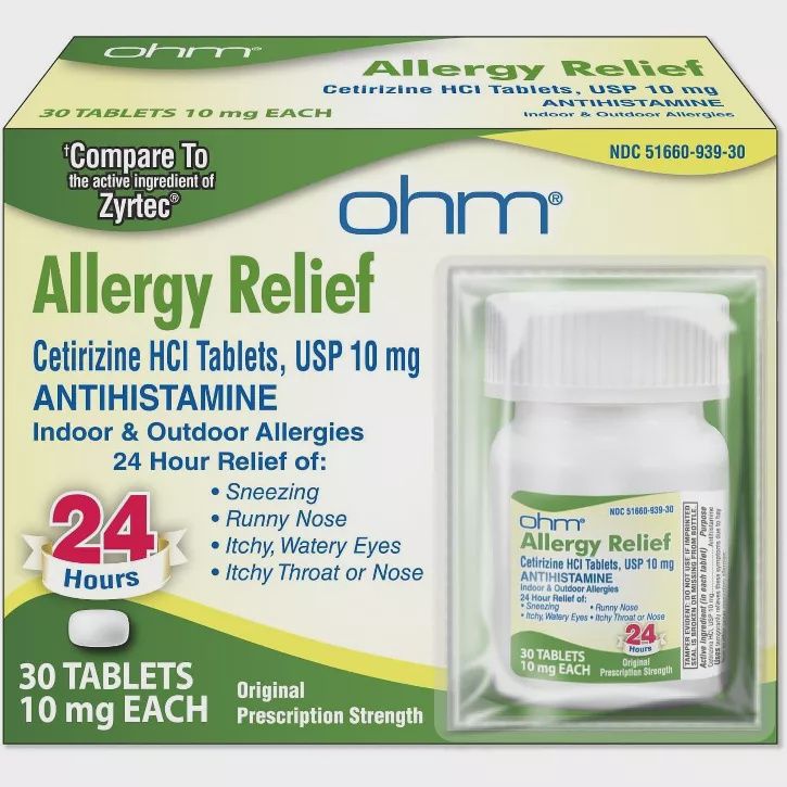 Ohm Allergy Relief 10mg