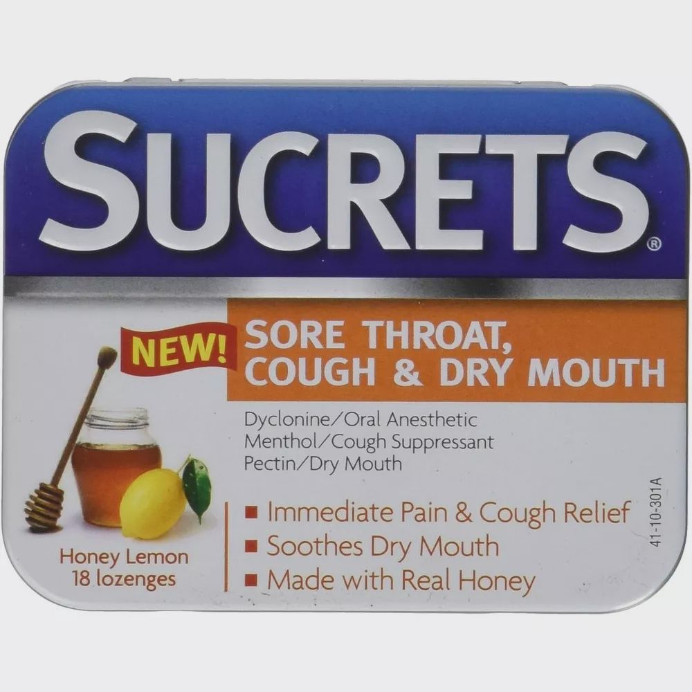 Sucrets Sore Throat, Cough &amp; Dry Mouth