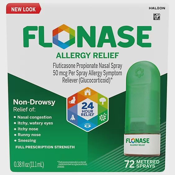 Flonase Allergy Relief Spray, Count: 72 Sprays