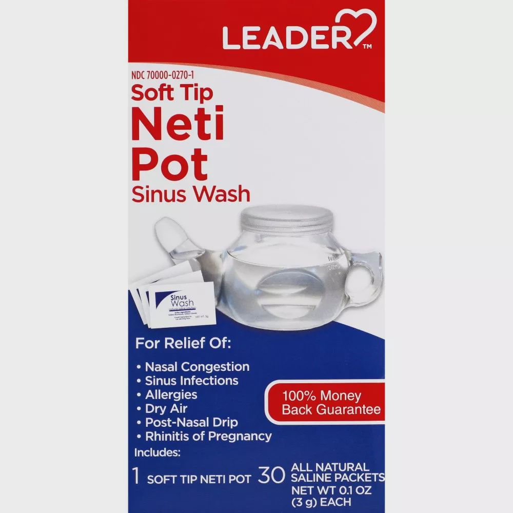 Soft Tip Neti Pot Sinus Wash
