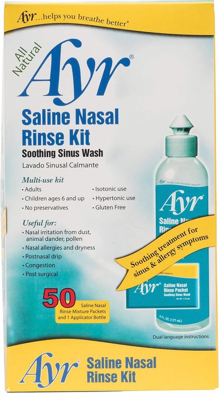 Rinal Rinse Ayr Saline Nasal Rinse Kit