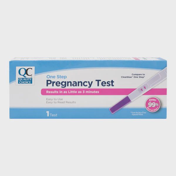 Quality Choice One Step Pregnancy Test, Count: 1 test