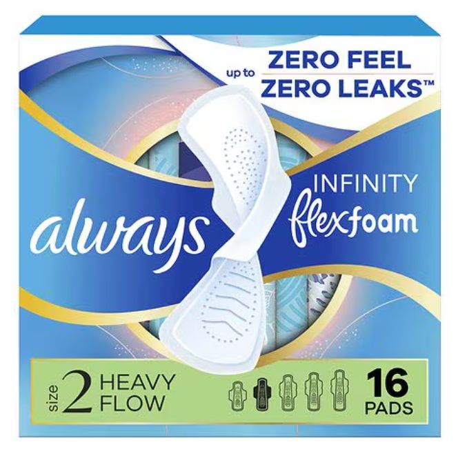 Always Infinity with FlexFoam Size 2 ct 16