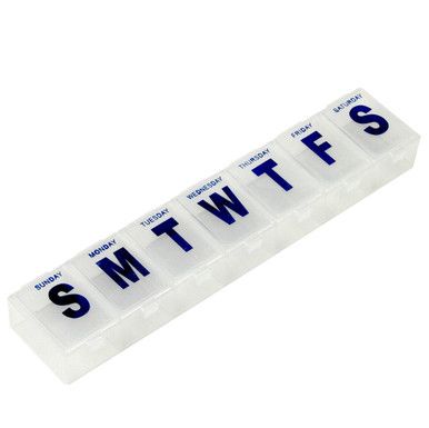 Plastic Jumbo Pill Box