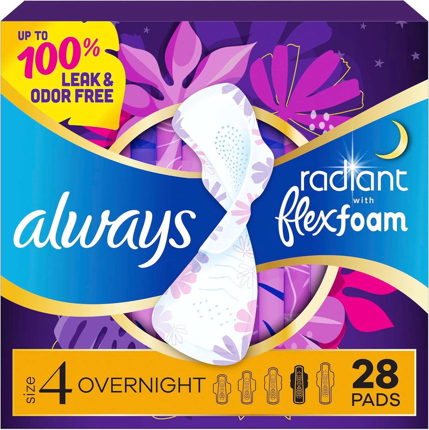 Always Radiant with Flexfoam 28ct