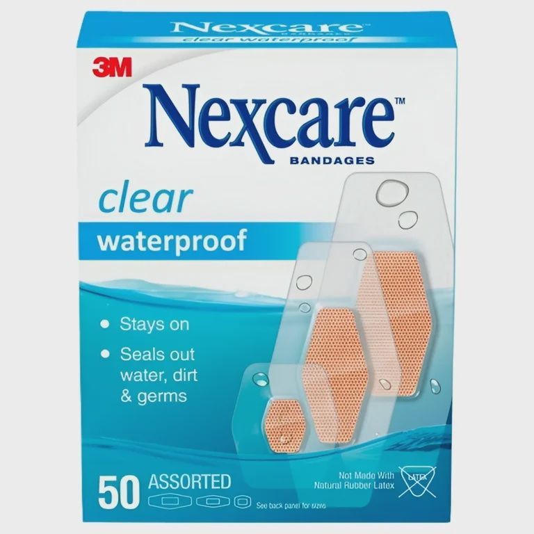 Nexcare Clear Waterproof 50ct