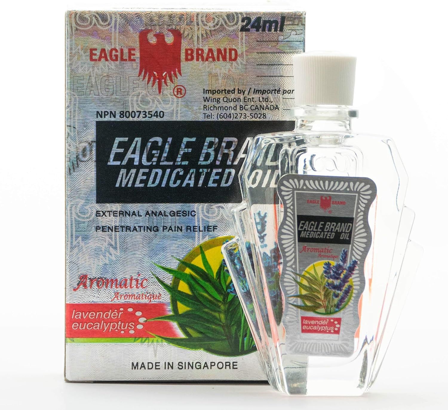 Eagle Brand Medicated Oil, Scent: Lavender