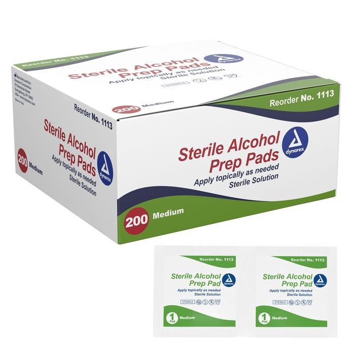 Dynarex Sterile Alcohol Prep Pad