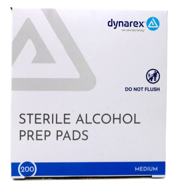 Dynarex Sterile Alcohol Prep Pad