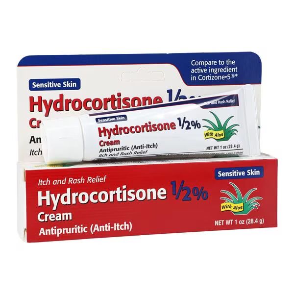 Hydrocortisone 1/2% Antipruritic Anti Itch Cream