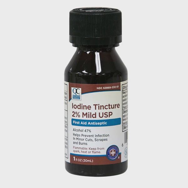 Iodine Tincture 2% Mild USP