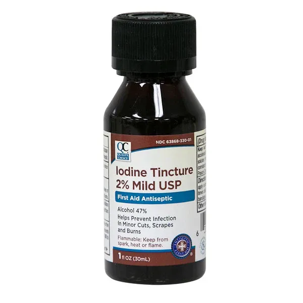 Iodine Tincture 2% Mild USP