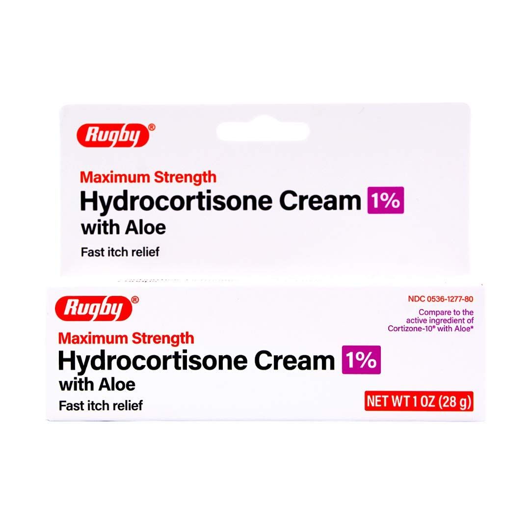 Rugby Hydrocortisone Cream 1%