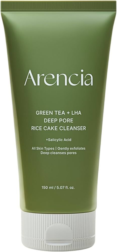 Arencia Green Tea + LHA Rice Cake Cleanser