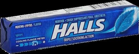 Halls Candy, Flavor: Mentho-lyptus
